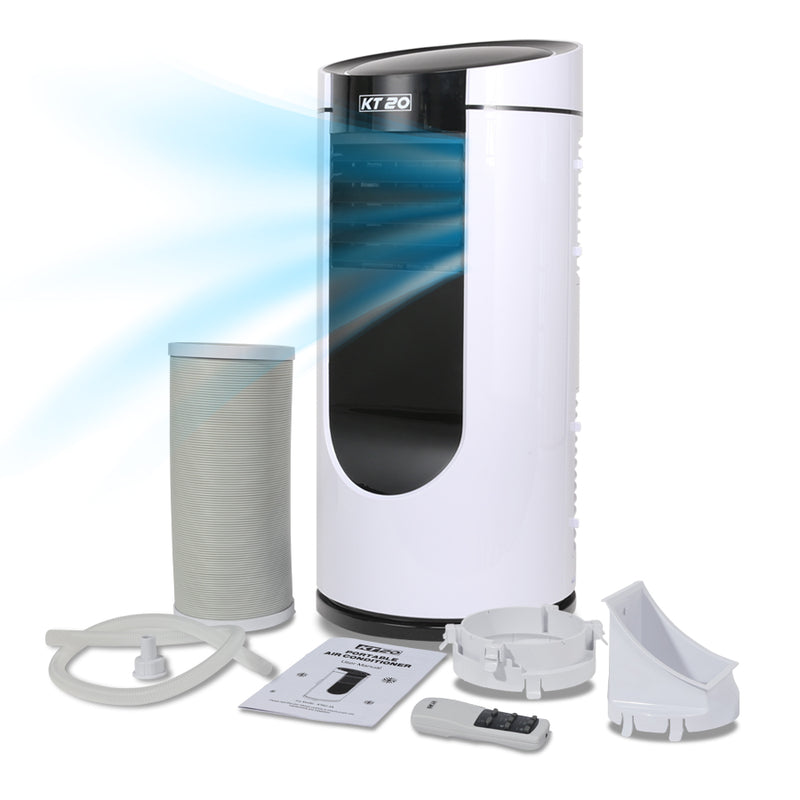 KT20 Portable Air Conditioner 9000 BTU/H with 24H Timer, LED Display, Remote Control with Wifi Control [Energy Class A]