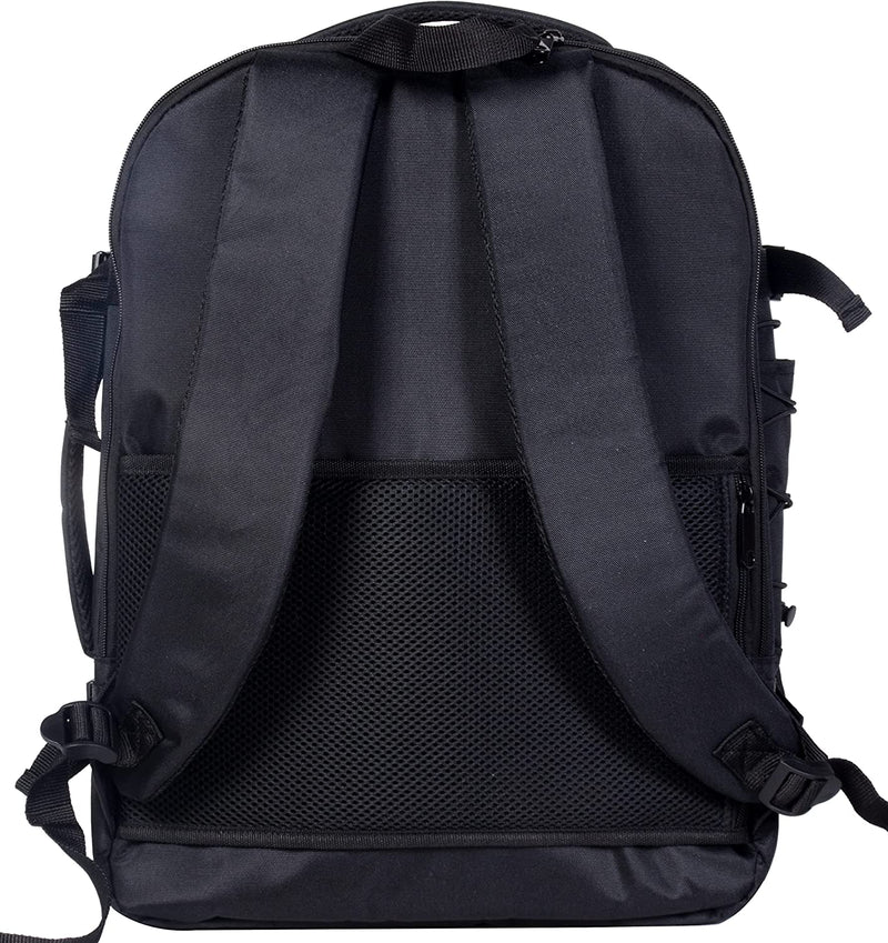 KT20 45x36x20cm Backpack Holdall 40L fits easyJet Maximum Cabin Hand Luggage Under Seat Flight Bag, Black - Take The Maximum on Board Without Charges!